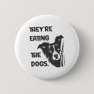 Macaron Rond 5 Cm Ils Mangent Les Chiens Élection Américaine Trump 2