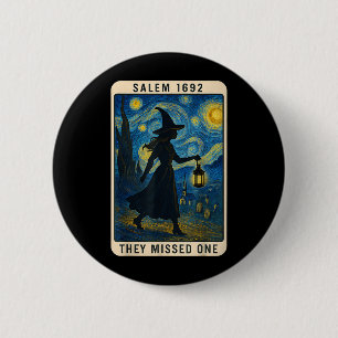 Macaron Rond 5 Cm Ils Ont Manqué Un Tarot Van Gogh Salem 1692 Hallow