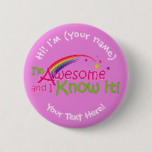 I'm Awesome & I Know it - pink
