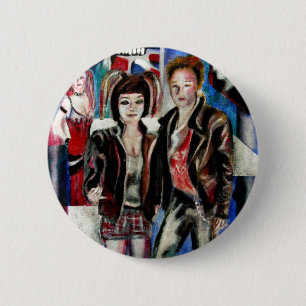 Macaron Rond 5 Cm image de mode de punk rock