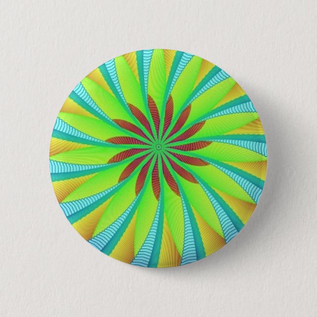 Macaron Rond 5 Cm Image hypnotique 3 (Devant)