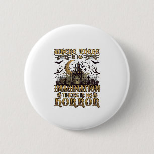 Macaron Rond 5 Cm Imagination Horreur Halloween Maison Hantée Cimeti