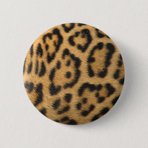 Macaron Rond 5 Cm Impression léopard