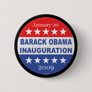 Macaron Rond 5 Cm Inauguration de Barack Obama