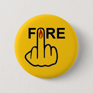 Macaron Rond 5 Cm Incendie du bouton