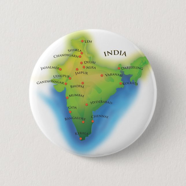 Macaron Rond 5 Cm Inde (Devant)