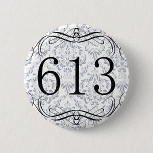 Macaron Rond 5 Cm Indicatif régional 613