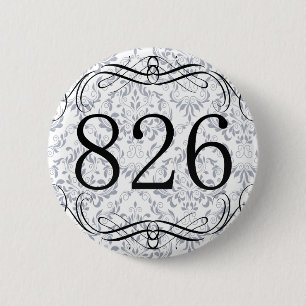 Macaron Rond 5 Cm Indicatif régional 826