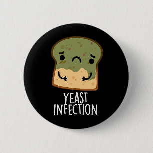 Macaron Rond 5 Cm Infection par la levure Fantaisie Puns de pain Fon