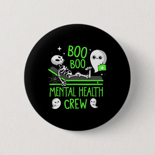 Macaron Rond 5 Cm Infirmière de santé psych Crème de Boo Boo Équipe