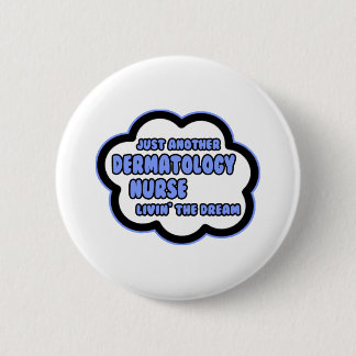 Macaron Rond 5 Cm Infirmière dermatologique .. Vivre le rêve