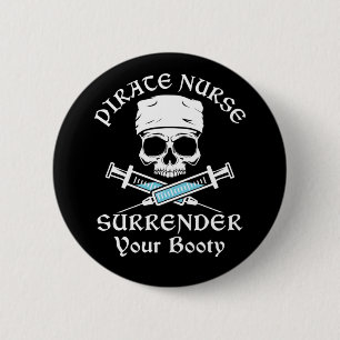 Macaron Rond 5 Cm Infirmière Pirate Rendez Votre Grotte