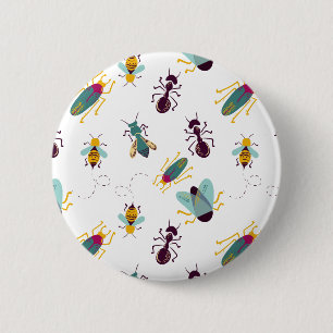 Macaron Rond 5 Cm insectes de petits insectes