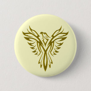 Macaron Rond 5 Cm Insigne/bouton en hausse de Phoenix