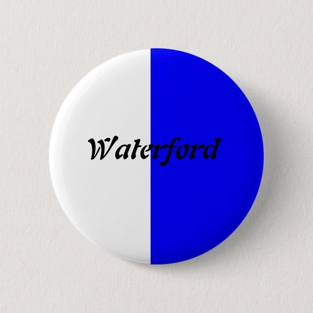 Macaron Rond 5 Cm Insigne Co Waterford (Devant)