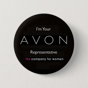Macaron Rond 5 Cm insigne d'avon