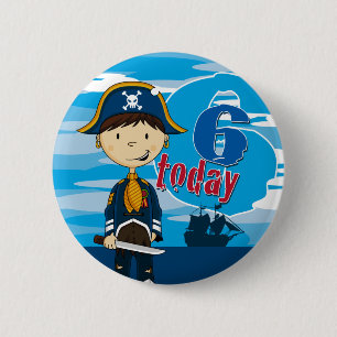 Macaron Rond 5 Cm Insigne de bouton d'anniversaire de scène de