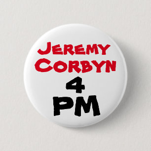 Macaron Rond 5 Cm Insigne de bouton "de 16h de Jeremy Corbyn"