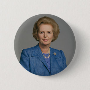 Macaron Rond 5 Cm Insigne de bouton de Margaret Thatcher
