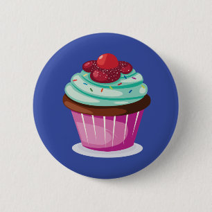 Macaron Rond 5 Cm Insigne de bouton de petit gâteau de baies