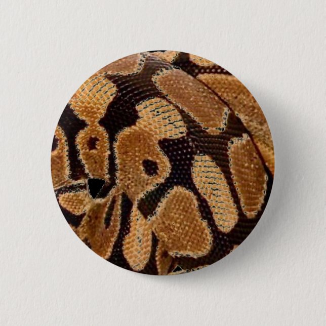 Macaron Rond 5 Cm Insigne de bouton de python de boule (Devant)