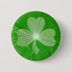 Macaron Rond 5 Cm Insigne de bouton de shamrock