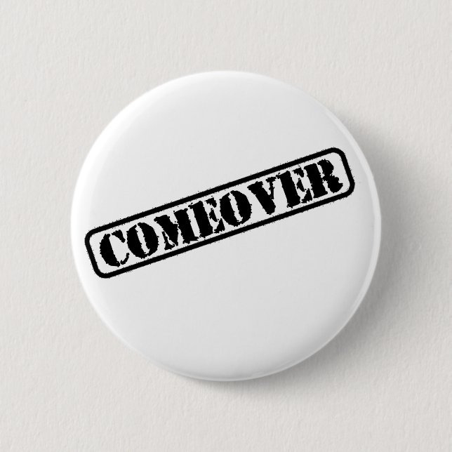 Macaron Rond 5 Cm Insigne de Comeover (Devant)