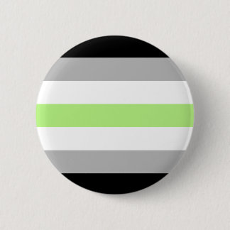 Macaron Rond 5 Cm insigne de drapeau de fierté d'agender