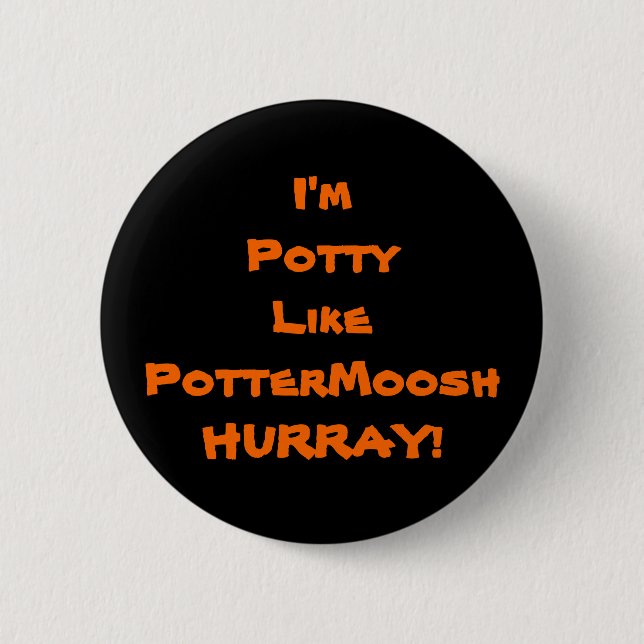 Macaron Rond 5 Cm Insigne de fan de PotterMoosh (Devant)