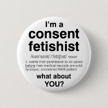 Insigne de fétichiste de consentement (standard)