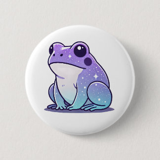 Macaron Rond 5 Cm Insigne de grenouille spatiale