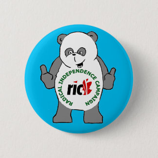 Macaron Rond 5 Cm Insigne de panda de RIC