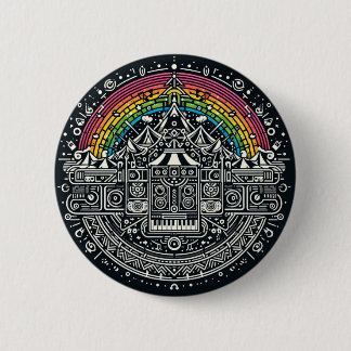 Macaron Rond 5 Cm Insigne de parti