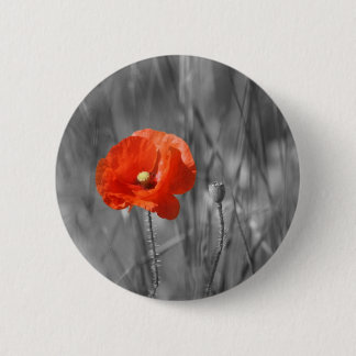 Macaron Rond 5 Cm Insigne de pavot