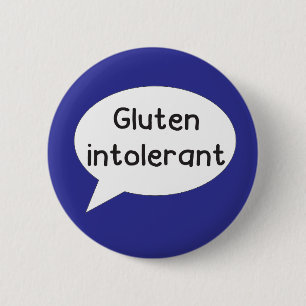 Macaron Rond 5 Cm Insigne de pin intolérant au gluten