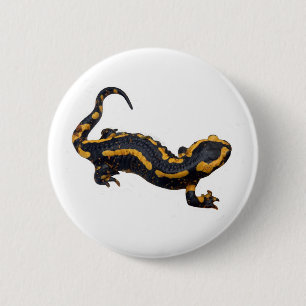 Macaron Rond 5 Cm Insigne de salamandre de feu