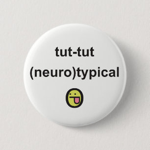 Macaron Rond 5 Cm Insigne de sensibilisation au syndrome d'Asperger 