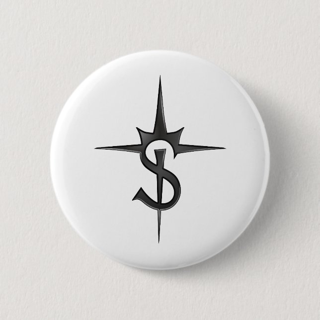 Macaron Rond 5 Cm Insigne de Solis Invicti (logo seulement) (Devant)