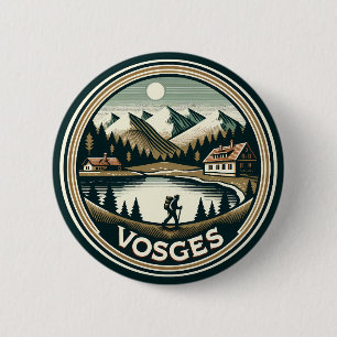 Macaron Rond 5 Cm Insigne des Vosges France