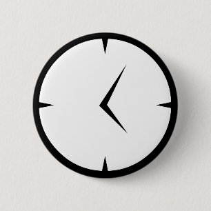 Macaron Rond 5 Cm Insigne d'horloge de Newskoo
