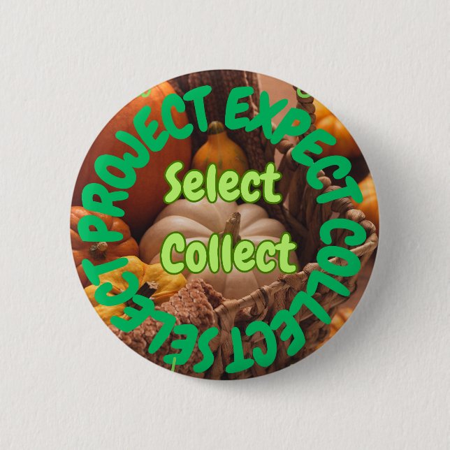 Macaron Rond 5 Cm Insigne d'icône végétale - Sélectionner le design  (Devant)