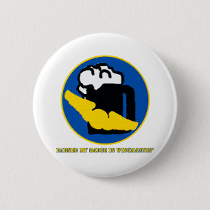 Macaron Rond 5 Cm Insigne du mérite de Wingman