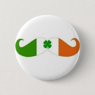 Macaron Rond 5 Cm Insigne irlandais de moustache