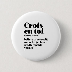 Macaron Rond 5 Cm Inspirational French Crois-Toi Crois En Toi