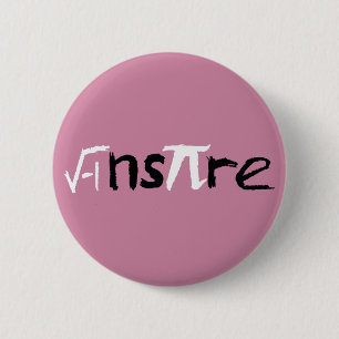 Macaron Rond 5 Cm Inspirez le bouton de maths