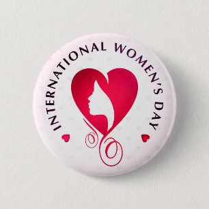 Macaron Rond 5 Cm International Women's Day