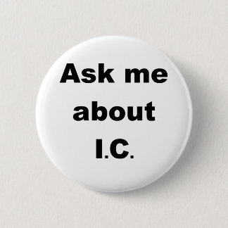 Macaron Rond 5 Cm Interrogez-moi au sujet d'IC
