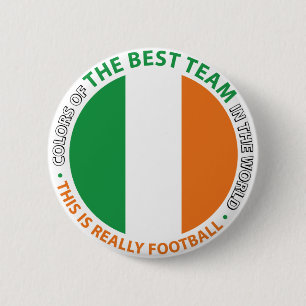 Macaron Rond 5 Cm Ireland Irlande Art Shield