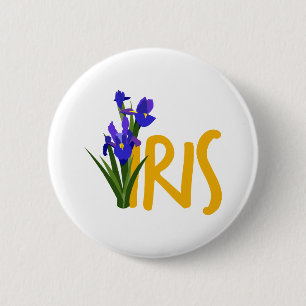 Macaron Rond 5 Cm Iris