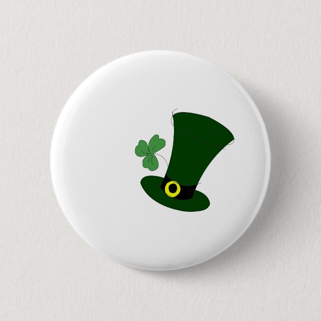 Macaron Rond 5 Cm IrishHat (Devant)